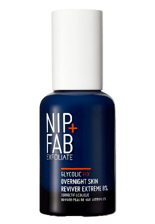 Nip+Fab Glycolic Fix Extreme Overnight Skin Reviver 8% Serum & specialbehandling Dam 45ML