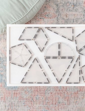 Connetix Clear Shape Expansion Pack 24 Pieces - Multi/patterned - ONE SIZE