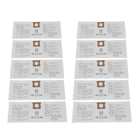 Høyeffektiv støvpose for Ridgid støvsugermodeller VF3503, WD5000, WD5500, VAC5000, WD0670, WD0970, WD0975 og HD09001