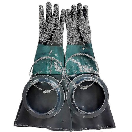 Sandblästrings Handskar Sandblästerdelar 60cm Med O-ringar För Sandblästringsskåp 2025:e