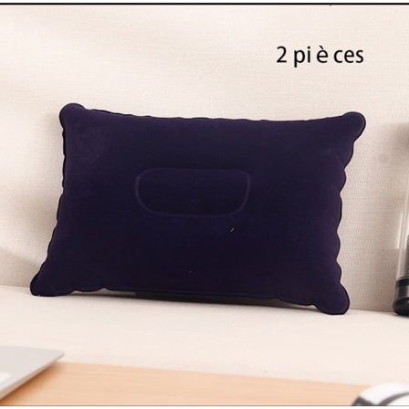 2 sammenklappelige og oppustelige sædehynder, til rejser, bil, bus, T