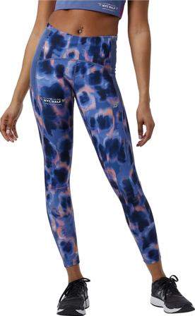 New Balance Women's Printed Impact Run Tight Women workout trousers Blue S