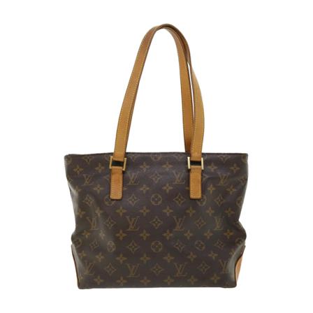 Louis Vuitton Vintage, Pre-owned Cabas Piano Monogram Tote Bag Bruin, Dames, Maat:ONE Size,leer