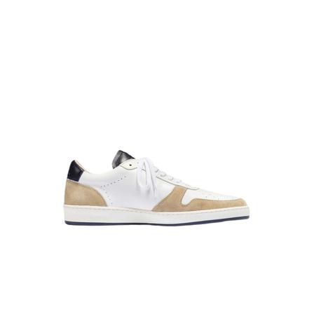 Zespà Zsp23 nappa and suede leather sneakers , Wit , Heren , Maat: 40 EU