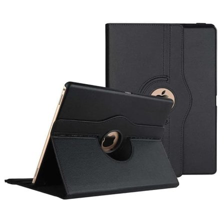 iPad Air 4/5 10,9′′ 360° Smart Skal Fodral Case PU-Läder Svart—pa