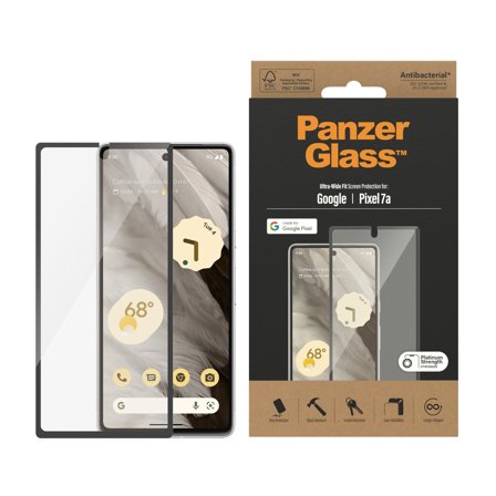 Panzer Google Pixel 7a | Ultra Wide Fit Screen Protector PanzerGlass - High quality tempered glass screen protector
