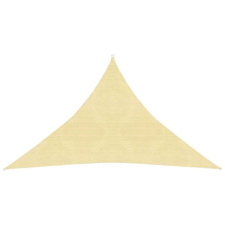 Solsegel 160 g/m² beige 2,5x2,5x3,5 m HDPE