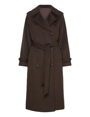 Bs Kaylee Coat Brown Bruun & Stengade
