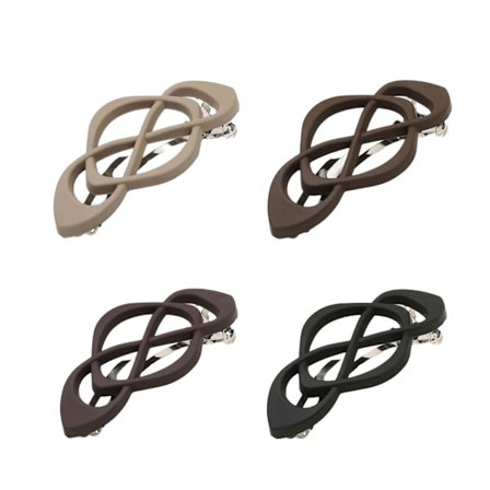 Genombruten ABS Hårklämma För Säkert Grepp Och Komfort Hela Dagen Vid Tillfällen