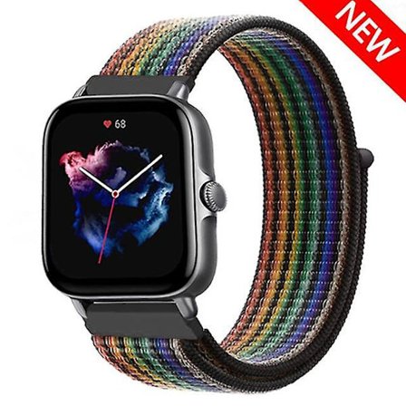 20mm 22mm Klockarmband För Amazfit Gts/2/2e/3/4/mini Gtr 4/2/3/pro 47mm Stratos 3 Nylonarmband Pulseira Correa Amazfit Bip Armband