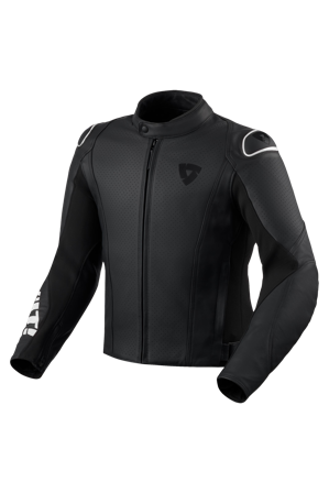 Chaqueta de moto REV'IT! Quandratic Negro/Blanco 56