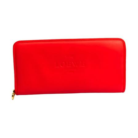 Loewe Pre-owned, Wallet Oranje, Dames, Maat:ONE Size