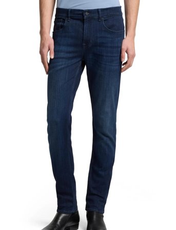 7 For All Mankind Slimmy Tapered Deep Blue - Navy - 36 x 32