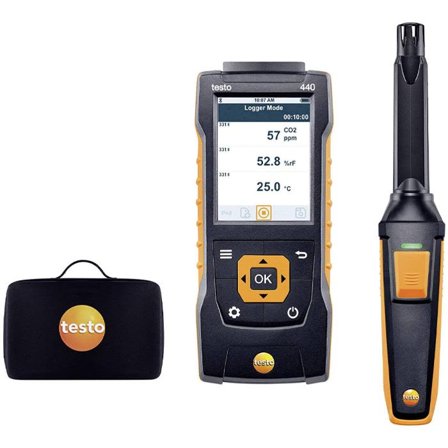 Testo 440 CO2-målesett med Bluetooth, Måleinstrumenter