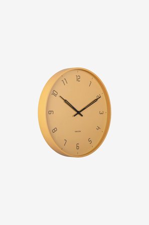 Karlsson - Väggklocka Stark - Brun - Väggklockor & bordsur - Från Homeroom