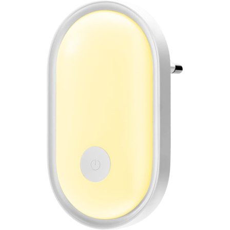 1 st Typ 2 LED-nattlampa Eluttag med Touch Control, Ni