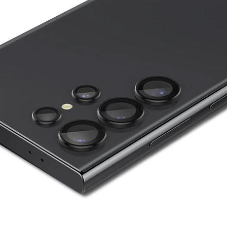 Spigen Optik.tR EZ Fit Linssisuoja Samsung Galaxy S24 Ultralle 2 kpl - musta