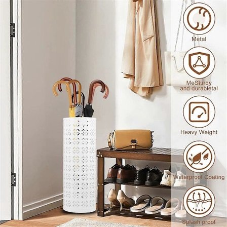 Vapaasti seisova sateenvarjoteline, Sateenvarjoteline eteiseen, Musta[CO]