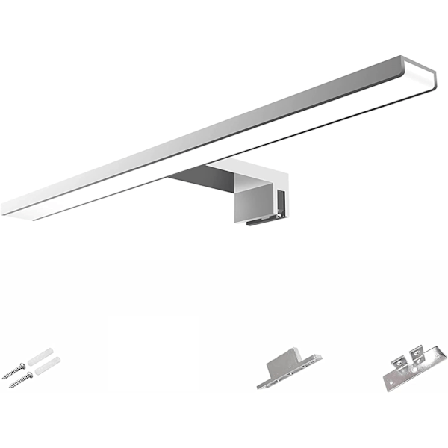 Stilfuld badeværelseslampe, kromfinish moderne lamper til badeværelse, energieffektiv 10W LED-modul og IP44 vandtæt klassificering ideel til