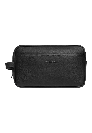 LES DEUX Leather Wash Bag Väskor Herr Svart ONESIZE