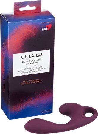 Rfsu Oh La La vibrator for dobbel stimulering 1 stk