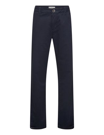 Mango Cotton Chinos - Navy - 116