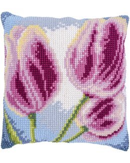 Broderipakke Pute Tre Tulipaner - Vervaco