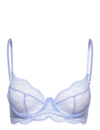 Isabelle Ud Lingerie Bras & Tops Wired Bras Blå Hunkemöller*Betinget Tilbud