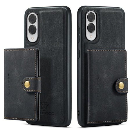 (For Samsung Galaxy S21 FE) 2 i 1 magnetisk lommebokdeksel med stativ og kortspor