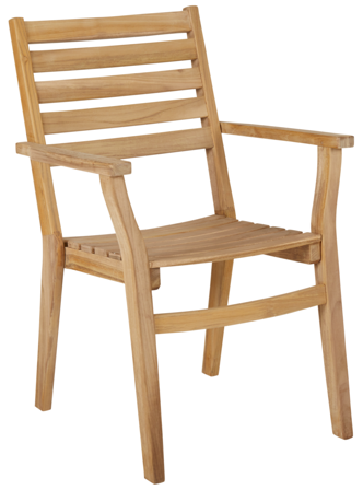 Brafab Keros Karmstol stapelbar, 4-pack, Utemöbler