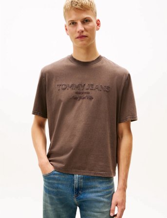 Tommy Jeans Tjm 90S New Classics Ss Tee - Brown - XL