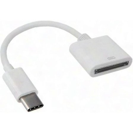 Apple 30-pin til USB-C-kabel for rask dataoverføring og lading