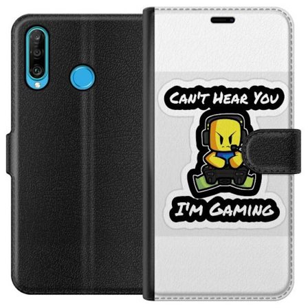 Kompatibelt Plånboksfodral till Huawei Huawei P30 lite Roblox Gaming