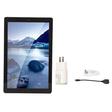 10,1 tums Tums Tablet 2,4G 5G Fram 5MP Bak 13MP 1960x1080 6GB 128GB Octa Core Svart Android 11 100 till 240V