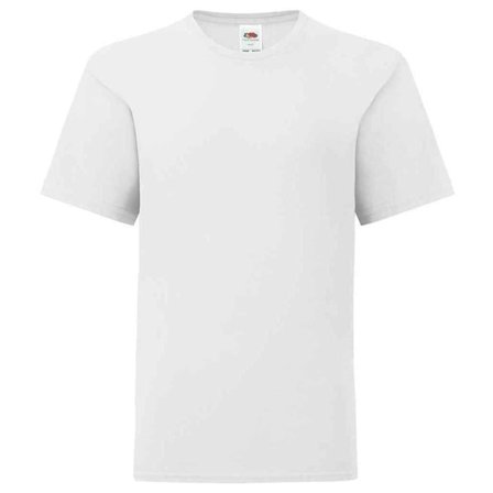 Fruit Of The Loom Barn/Barn Iconic T-Shirt 14-15 År Whi