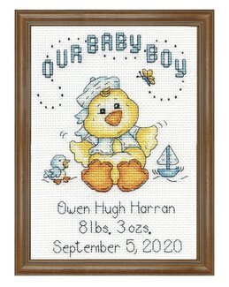 Broderikit Doptavla Pojke - Design Works Crafts