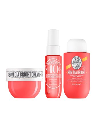 Sol de Janeiro Mixed Lines Bom Dia Jet Set cont.: Bom Dia Bright Cream 50 ml + Bom Dia Body Wash 90 ml (GH 1577902) + Brazilian Crush Cheirosa 40 Hair