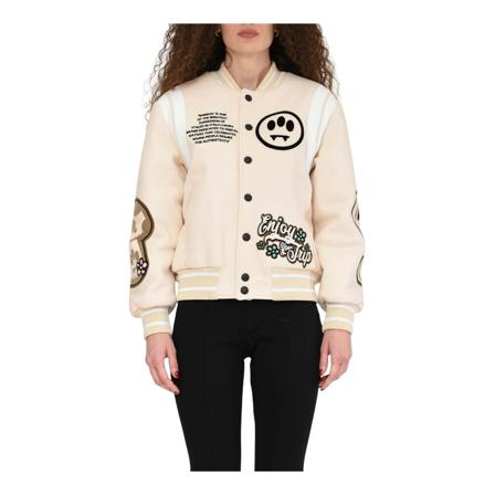 Barrow, Bomber Jackets Biały, Kobieta, Rozmiar: XS