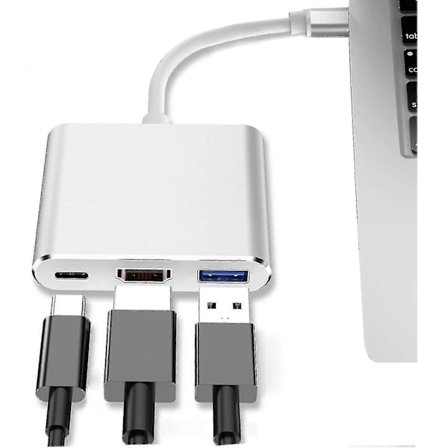 USB-C till HDMI-adapter (stöder 4K/30Hz) Typ-C 3 i 1 Konverteringskabel
