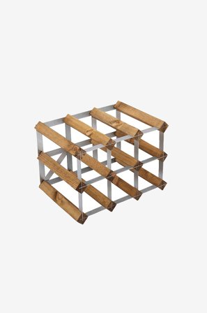 The Swedish Wine Rack Factory - Viiniteline 9 pulloa koottuna The Swedish Wine Rack Factory - Ruskea - Viinipullotelineet - - Homeroom