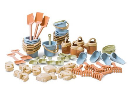 DANTOY Sandset av bioplast 50/fp - Lyreco - Skola och förskola - Lekmaterial - Sandlek och vattenlek