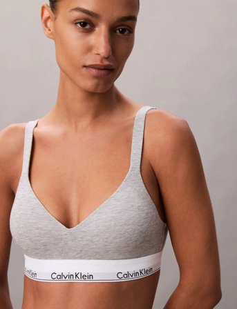 Calvin Klein Lift Bralette - Grey - L