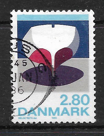 Danmark - AFA 845x - Stemplet