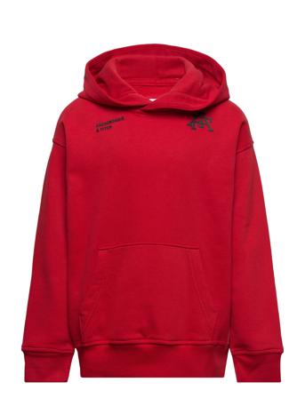 Kids Boys Sweatshirts Tops Sweat-shirts & Hoodies Hoodies Red Abercrombie & Fitch
