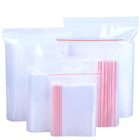 Returnerbare plastposer, 100 stk, 4x6cm