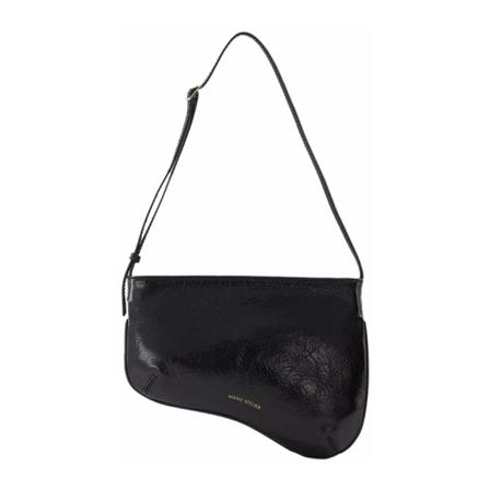 Manu Atelier Shoulder Tass , Zwart , Dames , Maat: ONE Size Schoudertassen