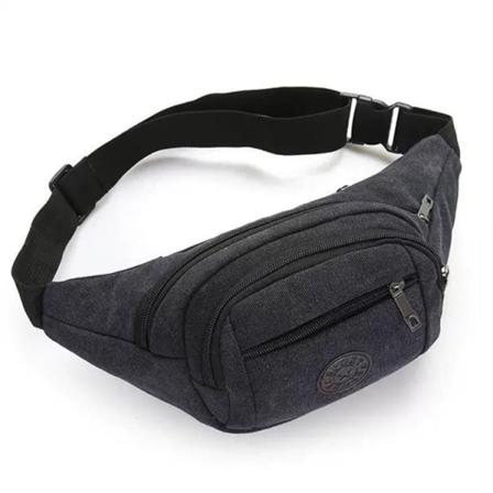 Miehet naiset Fanny Pack -vyölaukku Juoksuurheilu Monitoiminen kassavyö Rakennustyömaalla Black