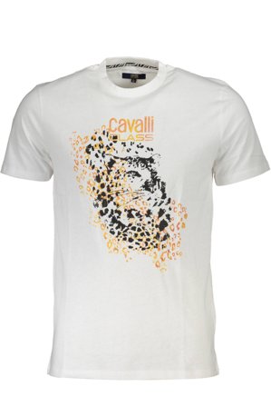 Cavalli Class T-shirt Maniche Corte Uomo Bianco