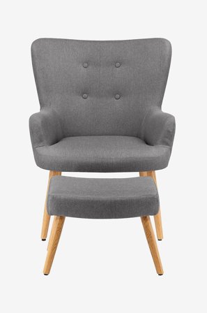 Loft24 - Armstol Coco 2 - Grå - Armstoler - Fra Homeroom
