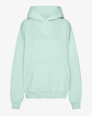Organic Oversized Hood - Light Aqua S
